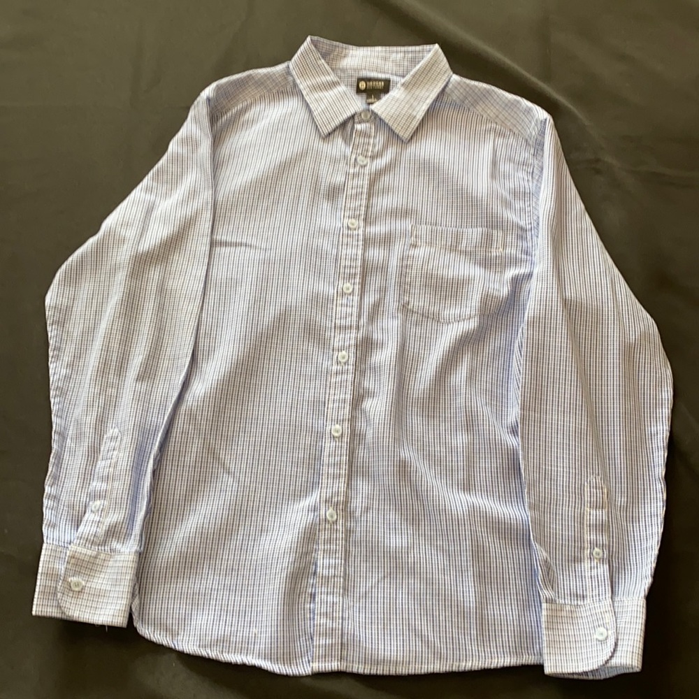 Haggar Dotted Button Down